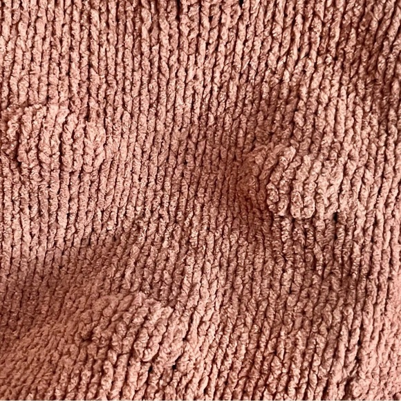 Open Front Ribbed Knit Cardigan Size Small Oversized Loose Bell Sleeves Taupe - Picture 5 of 11